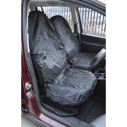 Sealey CSC6 2pc Heavy - Duty Front Seat Protector Set - CSC6 - Sealey Tools UK - Workshop Tool Storage