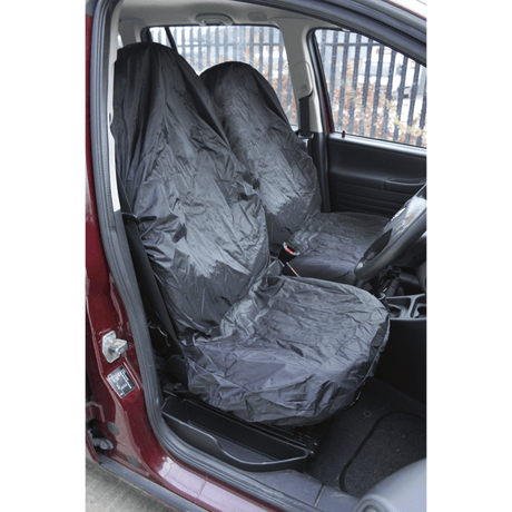 Sealey CSC6 2pc Heavy - Duty Front Seat Protector Set - CSC6 - Sealey Tools UK - Workshop Tool Storage