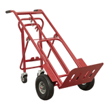 Sealey CST989 Sack Truck 3 - in - 1 with Pneumatic Tyres 250kg Capacity - CST989 - Sealey Tools UK - Workshop Tool Storage