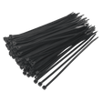 Sealey CT20048P100 200 x 4.8mm Black Cable Tie - Pack of 100 - CT20048P100 - Sealey Tools UK - Workshop Tool Storage