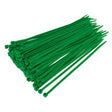 Sealey CT20048P100G Cable Ties 200 x 4.8mm Green Pack of 100 - Wiring Tools - SLY-18911 - Sealey Tools UK - Workshop Tool Storage
