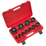 Sealey CV025 Ball Joint Socket Set 11pc 1/2"Sq Drive - CV025 - Sealey Tools UK - Workshop Tool Storage