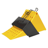 Sealey CV127 Wheel Chock with Bracket - Commercial - CV127 - Sealey Tools UK - Workshop Tool Storage