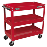 Sealey CX108 Workshop Trolley 3 - Level Heavy - Duty - CX108 - Sealey Tools UK - Workshop Tool Storage