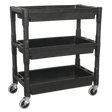 Sealey CX205 Trolley 3 - Level Composite Heavy - Duty - CX205 - Sealey Tools UK - Workshop Tool Storage