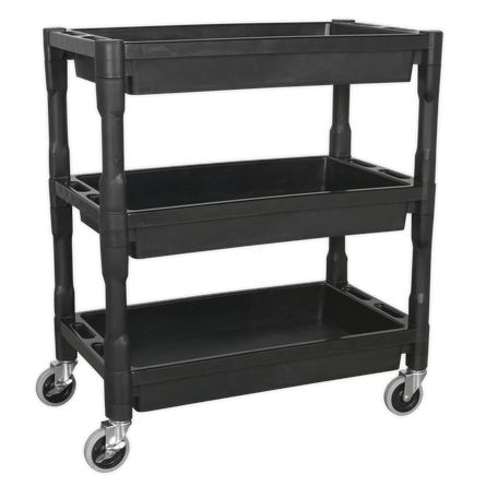 Sealey CX205 Trolley 3 - Level Composite Heavy - Duty - CX205 - Sealey Tools UK - Workshop Tool Storage