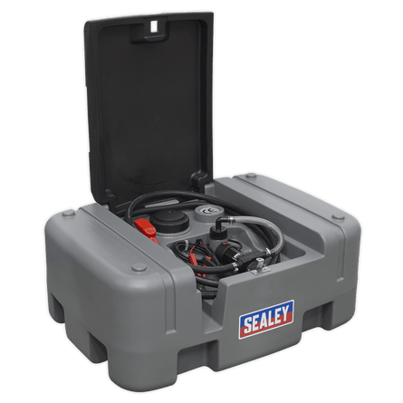 Sealey D200T Portable Diesel Tank 200L 12V - D200T - Sealey Tools UK - Workshop Tool Storage