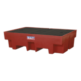 Sealey DRP12 Barrel Bund Polyethylene 1220 x 820 x 330mm - DRP12 - Sealey Tools UK - Workshop Tool Storage