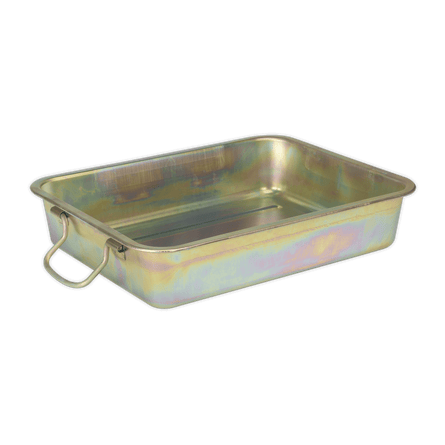 Sealey DRPM1 Metal Drain Pan 9L - DRPM1 - Sealey Tools UK - Workshop Tool Storage