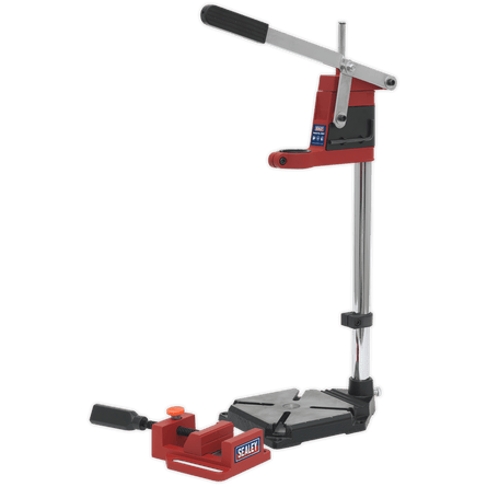 Sealey DS01 Drill Stand with Cast Iron Base 500mm & 65mm Vice - DS01 - Sealey Tools UK - Workshop Tool Storage