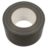 Sealey DTB75 75mm x 50m Black Duct Tape - DTB75 - Sealey Tools UK - Workshop Tool Storage
