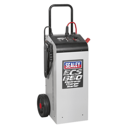 Sealey ECS650 Electronic Charger Starter 100/650A 12/24V - ECS650 - Sealey Tools UK - Workshop Tool Storage