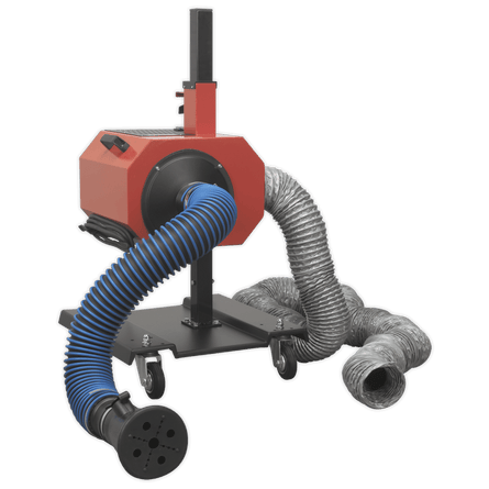Sealey EFS/93 Exhaust Fume Extractor with 6m Ducting - EFS/93 - Sealey Tools UK - Workshop Tool Storage
