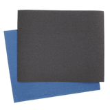 Sealey ES232840 Emery Sheet Blue Twill 230 x 280mm 40Grit Pack of 25 - ES232840 - Sealey Tools UK - Workshop Tool Storage