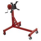 Sealey ES480D Folding 360º Rotating Engine Stand with Geared Handle Drive, 450kg Capacity - ES480D - Sealey Tools UK - Workshop Tool Storage