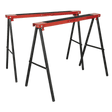 Sealey FDT2 Fold Down Trestles Pair 100kg Capacity per Trestle - FDT2 - Sealey Tools UK - Workshop Tool Storage