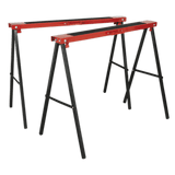 Sealey FDT2 Fold Down Trestles Pair 100kg Capacity per Trestle - FDT2 - Sealey Tools UK - Workshop Tool Storage