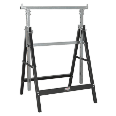 Sealey FDT3 Fold Down Telescopic Trestle 200kg Capacity - FDT3 - Sealey Tools UK - Workshop Tool Storage