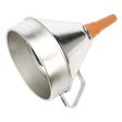 Sealey FM20 Funnel Metal with Filter 200mm - FM20 - Sealey Tools UK - Workshop Tool Storage