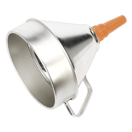 Sealey FM20 Funnel Metal with Filter 200mm - FM20 - Sealey Tools UK - Workshop Tool Storage