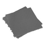 Sealey FT3G Polypropylene Floor Tile 400 x 400mm - Grey Treadplate - Pack of 9 - FT3G - Sealey Tools UK - Workshop Tool Storage