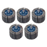Sealey FW8040405 80 x 40mm Abrasive Flap Wheel 6mm Shaft 40Grit - Pack of 5 - FW8040405 - Sealey Tools UK - Workshop Tool Storage