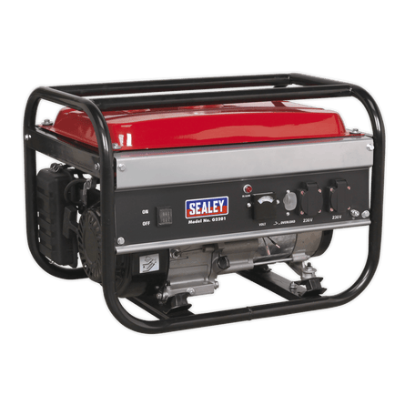 Sealey G2201 Generator 2200W 230V 6.5hp - G2201 - Sealey Tools UK - Workshop Tool Storage