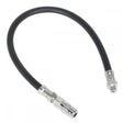 Sealey GGHE450 Rubber Delivery Hose with 4 - Jaw Connector Flexible 450mm 1/8"BSP Gas - GGHE450 - Sealey Tools UK - Workshop Tool Storage