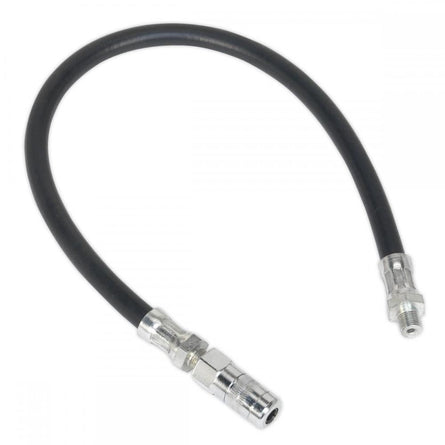 Sealey GGHE450 Rubber Delivery Hose with 4 - Jaw Connector Flexible 450mm 1/8"BSP Gas - GGHE450 - Sealey Tools UK - Workshop Tool Storage