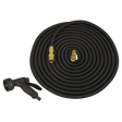 Sealey GH15E 17mm Expandable Garden Hose Black 15m Premium - GH15E - Sealey Tools UK - Workshop Tool Storage