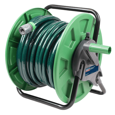 Sealey GH60A Garden Hose Reel 60m Capacity - GH60A - Sealey Tools UK - Workshop Tool Storage