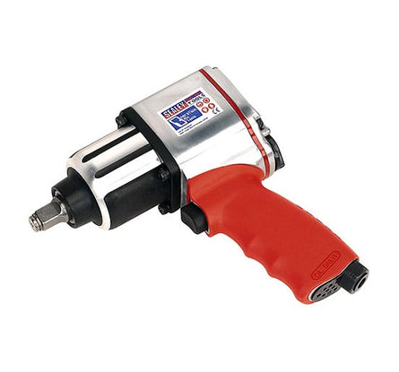 Sealey GSA02 Air Impact Wrench 1/2in Sq Drive Twin Hammer - SLY-11557 - Sealey Tools UK - Workshop Tool Storage