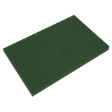 Sealey GSP1218 Green Scrubber Pads 12 x 18 x 1" - Pack of 5 - GSP1218 - Sealey Tools UK - Workshop Tool Storage