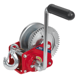 Sealey GWC1200B Geared Hand Winch with Brake & Cable 540kg Capacity - GWC1200B - Sealey Tools UK - Workshop Tool Storage