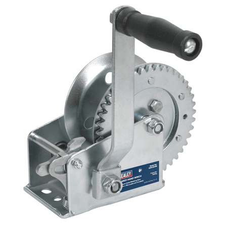 Sealey GWE1200M Geared Hand Winch 540kg Capacity - GWE1200M - Sealey Tools UK - Workshop Tool Storage