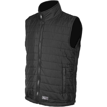 Sealey HG02KIT 5V Heated Puffy Gilet - 44" to 52" Chest with Power Bank 20Ah - HG02KIT - Sealey Tools UK - Workshop Tool Storage