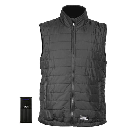 Sealey HG02KIT 5V Heated Puffy Gilet - 44" to 52" Chest with Power Bank 20Ah - HG02KIT - Sealey Tools UK - Workshop Tool Storage