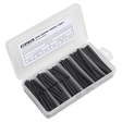 Sealey HST501B Heat Shrink Tubing Assortment 180pc 50 & 100mm Black - HST501B - Sealey Tools UK - Workshop Tool Storage