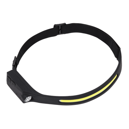 Sealey HT104R Head Torch 5W COB & 3W LED Bulb with Auto - Sensor Rechargeable - HT104R - Sealey Tools UK - Workshop Tool Storage