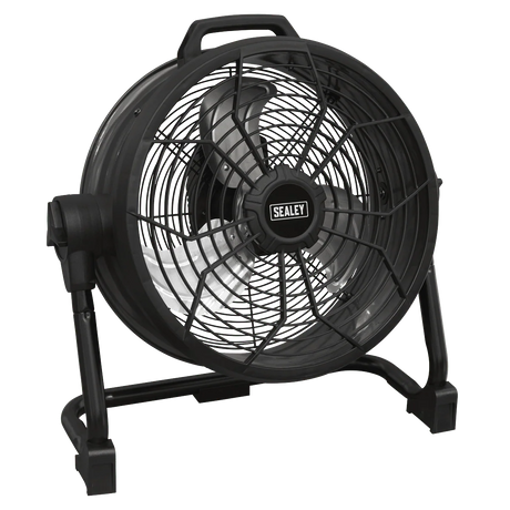 Sealey HVD16C 2 - in - 1 Cordless/Corded High Velocity Drum Fan 16" 230V/20V SV20 Series - HVD16C - Sealey Tools UK - Workshop Tool Storage