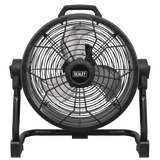 Sealey HVD16C 2 - in - 1 Cordless/Corded High Velocity Drum Fan 16" 230V/20V SV20 Series - HVD16C - Sealey Tools UK - Workshop Tool Storage