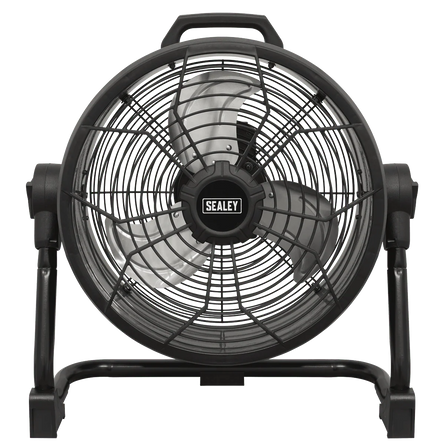 Sealey HVD16C 2 - in - 1 Cordless/Corded High Velocity Drum Fan 16" 230V/20V SV20 Series - HVD16C - Sealey Tools UK - Workshop Tool Storage
