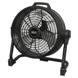 Sealey HVD16C 2 - in - 1 Cordless/Corded High Velocity Drum Fan 16" 230V/20V SV20 Series - HVD16C - Sealey Tools UK - Workshop Tool Storage