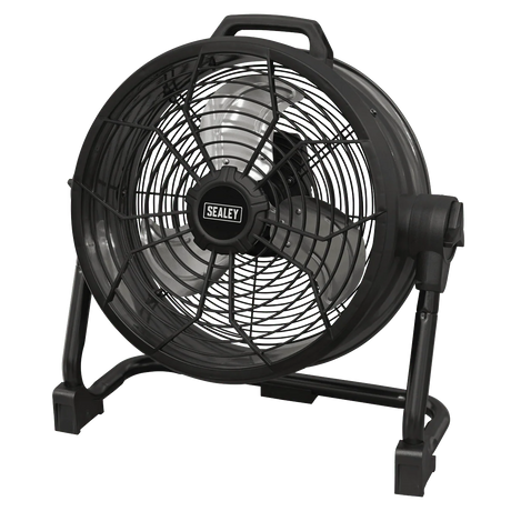 Sealey HVD16C 2 - in - 1 Cordless/Corded High Velocity Drum Fan 16" 230V/20V SV20 Series - HVD16C - Sealey Tools UK - Workshop Tool Storage