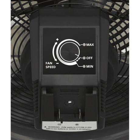 Sealey HVD16CCOMBO 2 - in - 1 Cordless/Corded 16" High Velocity Drum Fan 20V SV20 Series Kit - HVD16CCOMBO - Sealey Tools UK - Workshop Tool Storage