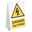 Sealey HVS1 High Voltage Vehicle Warning Sign - HVS1 - Sealey Tools UK - Workshop Tool Storage