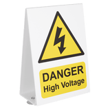 Sealey HVS1 High Voltage Vehicle Warning Sign - HVS1 - Sealey Tools UK - Workshop Tool Storage