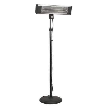 Sealey IFSH1809R High Efficiency Carbon Fibre Infrared Patio Heater 1800W/230V with Telescopic Floor Stand - IFSH1809R - Sealey Tools UK - Workshop Tool Storage