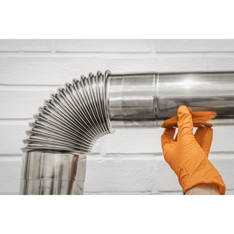 Sealey IREX1 Stainless Steel Exhaust/Flue End Pipe for IR13/IR16 100mm - 900mm - IREX1 - Sealey Tools UK - Workshop Tool Storage