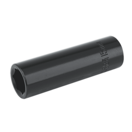 Sealey IS1215D Impact Socket 15mm Deep 1/2"Sq Drive - IS1215D - Sealey Tools UK - Workshop Tool Storage
